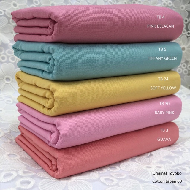 STOCK READYkain pasang German cotton/ Egyptian cotton/Toyobo Cotton japan cott bidang 60 ½ m by ana textile