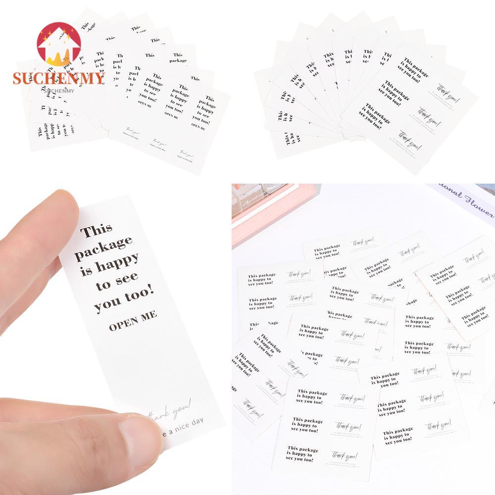 SUCHEN 30PCS Online Retails For Supportting My Small Business Commodity Packaging Happy To See You Thank You Sealing Labels Open Me Creative Package Decoration Have A Nice Day Greeting Stickers