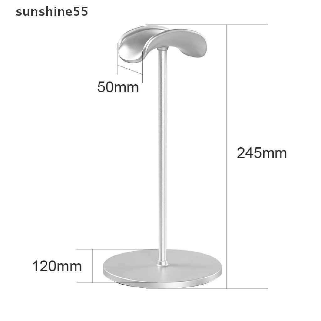 Sun Headphone Stand Stylish Non-Slip Headset Holder for AirPods Max/Beats/Bose/Sennheiser/Audio-Technica/Sony/AKG Etc Shine