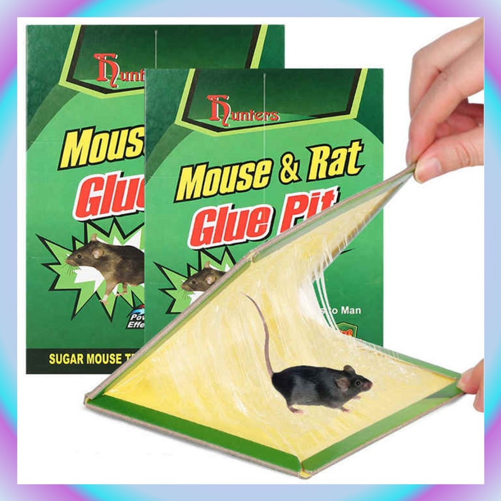 Super Glue Mouse Trap Snake Bugs Rat Mice Catcher Board Foldable Pest Control Pad Perangkap Tikus 抓鼠器