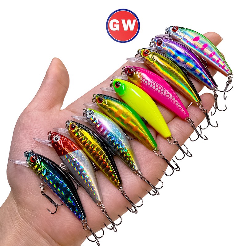 SwimBait Lure Fishing Bait Set Fish bait Fishing Lure Floating Tackle Minnow Lure Gewang Fishing Accessories Umpan Mancing Top Water Lure Hook Buzz Bait Lure Plastic Bait Gear 1Pcs 55mm/6.5g Spinner Bait Lure For Fishing