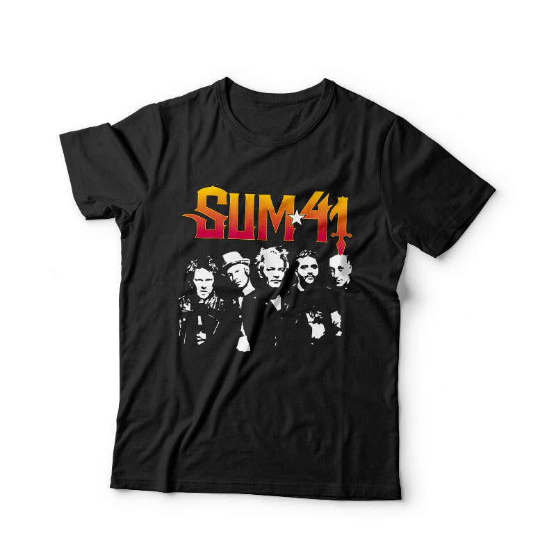 T-shirt Band Sum 41 Order in Decline Photo