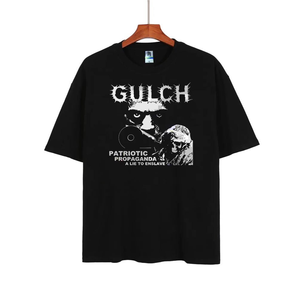 T-shirt GULCH Patriotic Propaganda Tshirt Band Merchandise Hardcore Punk