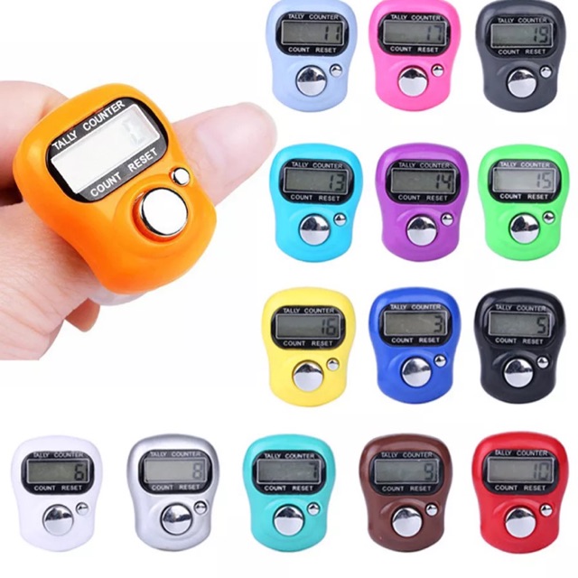 Tasbih/Counter Finger watch/Electronic.Malaysia Shop.Random Colour Only.