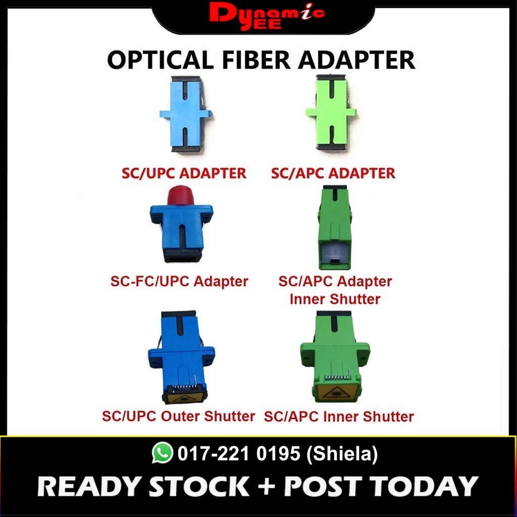 Telecommunication grade optical fiber optic adapter jointer single mode simplex SC-SC coupler AD101