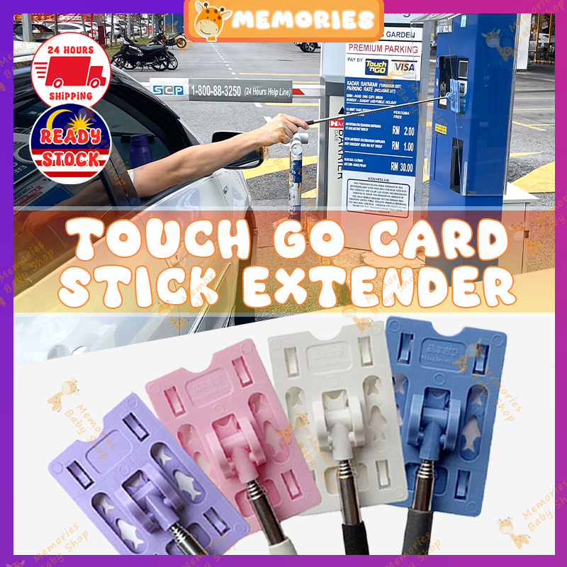 Telescopic Extender Stick Universal Compatible Card Touch Go Card Extender Stick Tol Parking Hassle Free