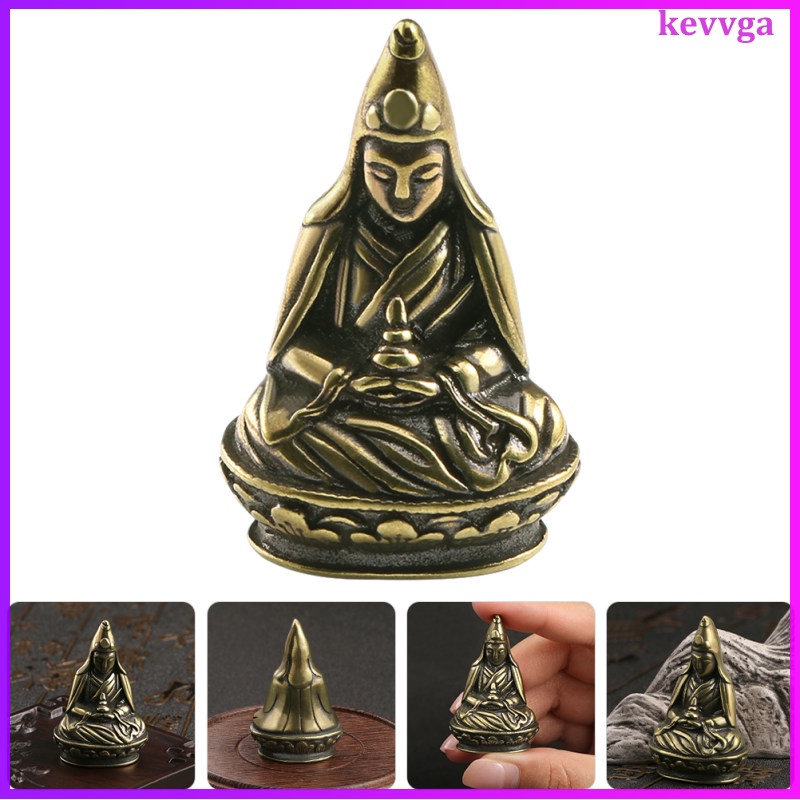 Temple Decor Guanyin Statue Copper Buddha Statues Small Craft kevvga