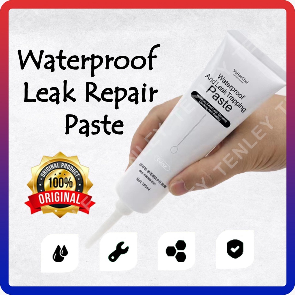 Tenley WaterProof Leak Repair Paste Pipe Roots/Roof Cracks Pipe Roots Tiles Glass Anti Leakage