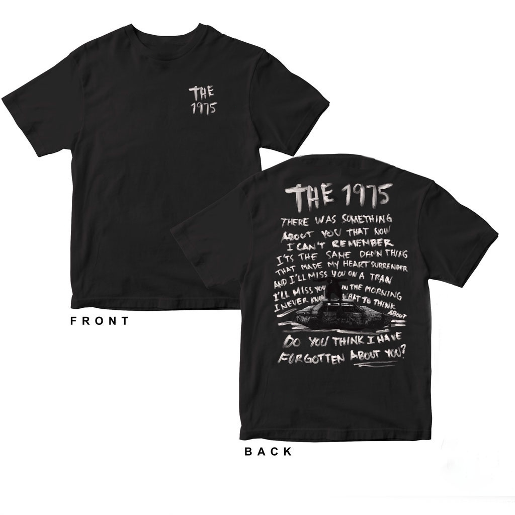 THE 1975 SHIRT ABOUT YOU FRONT AND BACKPRINT QFH