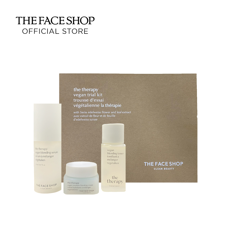 THE FACE SHOP The Therapy Vegan Trial Kit worth RM128 [Online Exclusive]