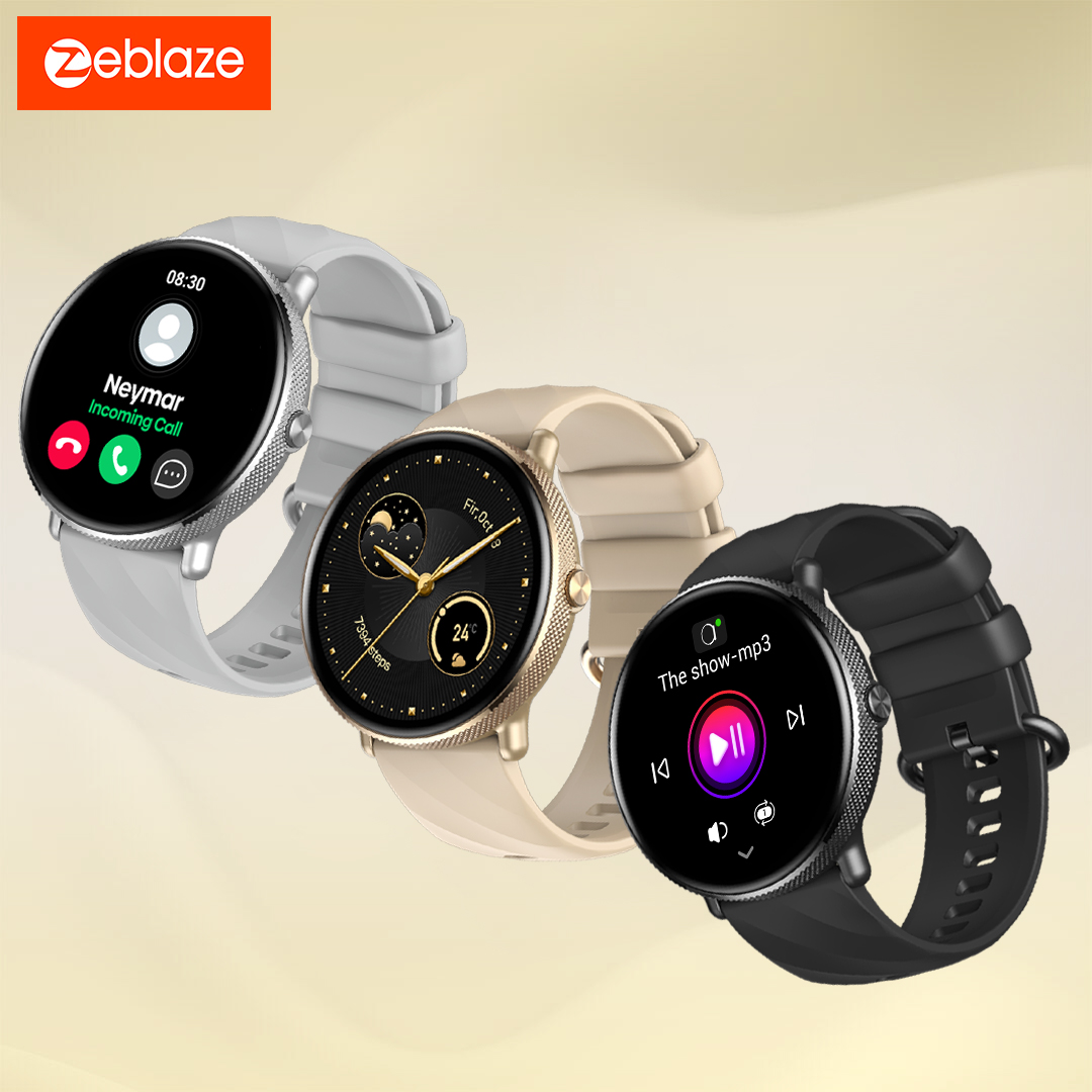 [The New 2024] Zeblaze GTR 3 Pro Fitness & Wellness Smart Watch AMOLED Display 316L Stainless Steel Smartwatch