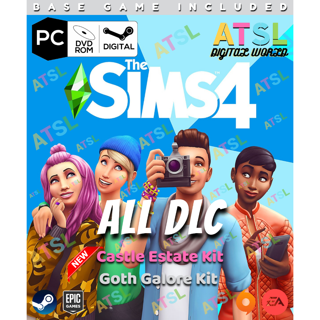 The Sims 4 ALL DLC ONLINE + Crystal Creations Stuff Pack [EA / STEAM / EPIC][ALL EXPANSION + GAME + STUFF + KITS]