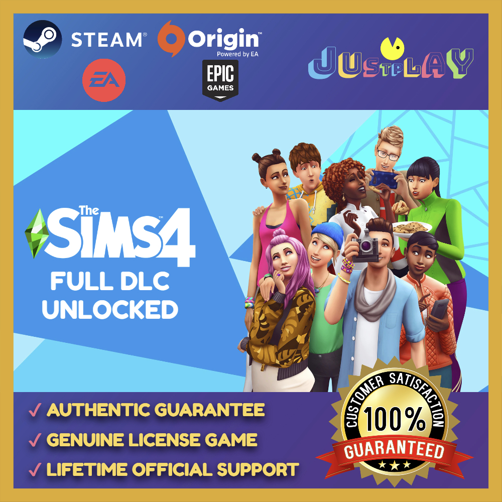 The Sims 4 FULL DLC | ONLINE | EA | ORIGIN | STEAM | EPIC | UNLOCKED | PC WINDOWS | macOS GAME