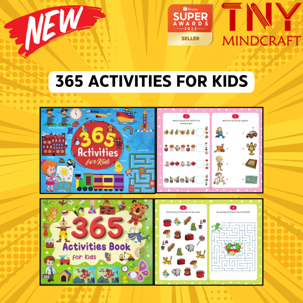 [TNY] MTM: 365 Activities for Kids / Buku Game untuk kanak-kanak