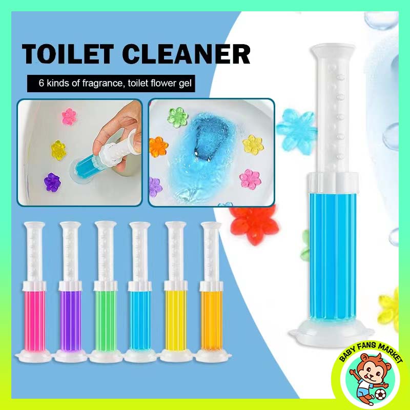 Toilet Magic Click Gel Freshener Push Type Cleaner Toilet Gel Bathroom Freshener Mangkuk Tandas Sabun