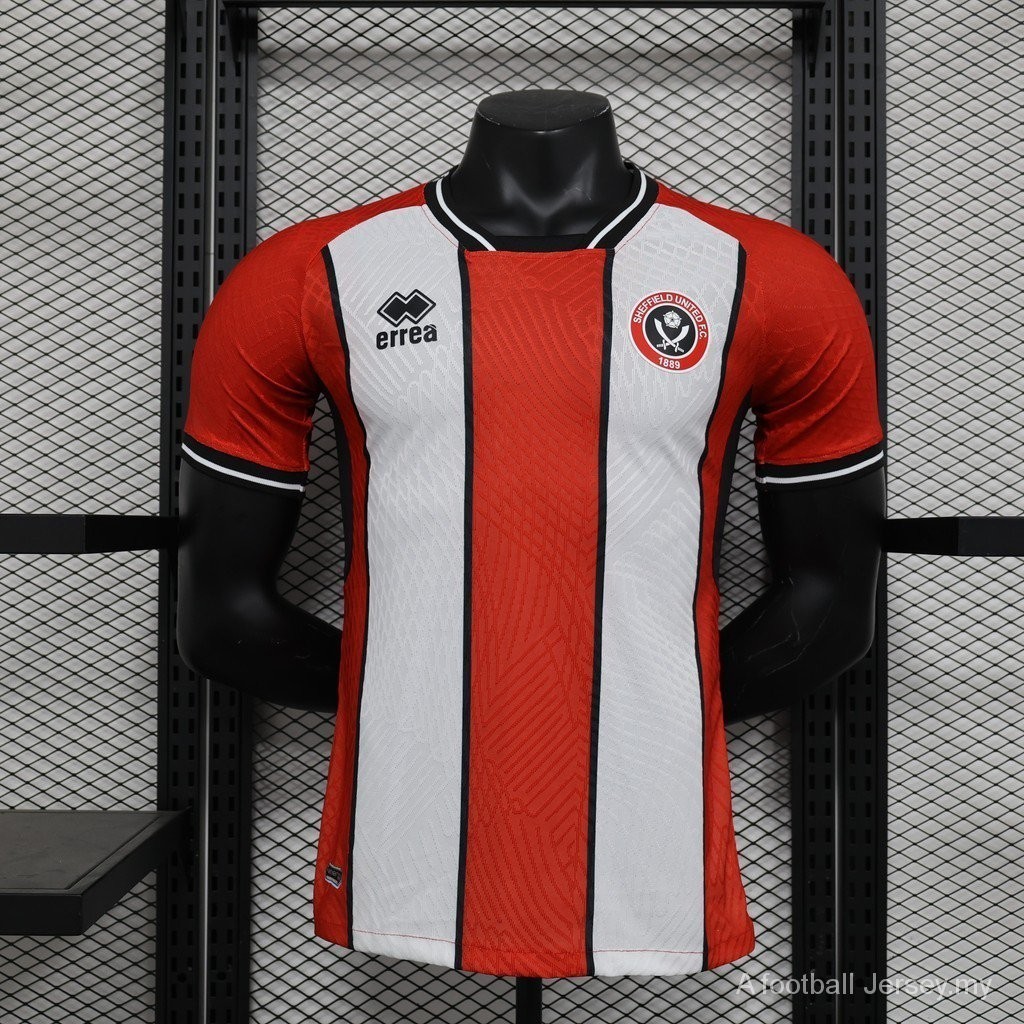 【Top player version】23/24 Sheffield United Home football jersey high-quality customizable S-2XL