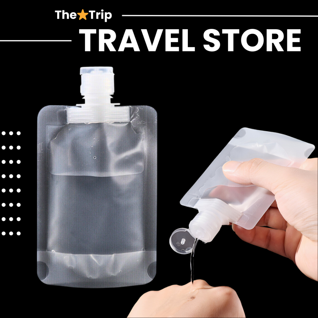 〔 〕Travel Container 30ml 50ml 100ml sub bag Portable Travel Lotion Dispenser Bag Sub-Packaging Bag Cosmetic