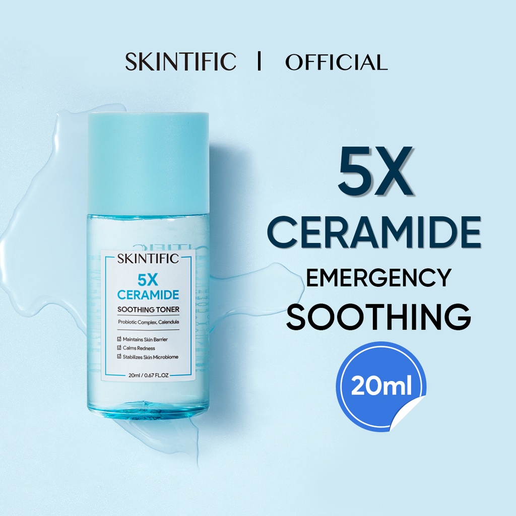 [Travel Size] SKINTIFIC 5X Ceramide Soothing Toner Travel Size-20ml