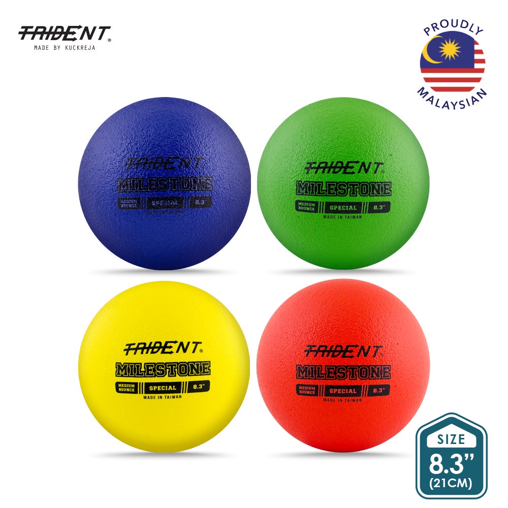 Trident Milestone Special Foam Ball Dodgeball - 8.3 inches