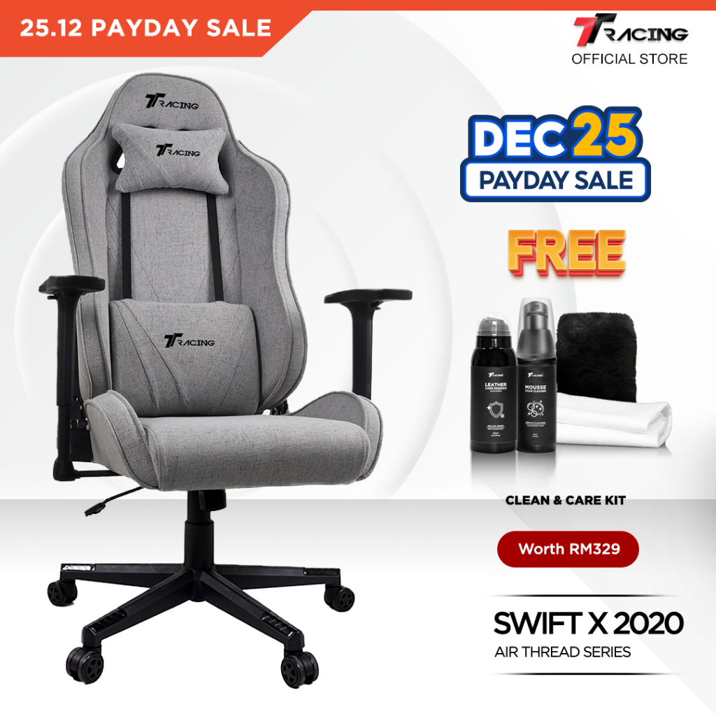 TTRacing Swift X 2020 Air Threads Fabric Gaming Chair - Dawn