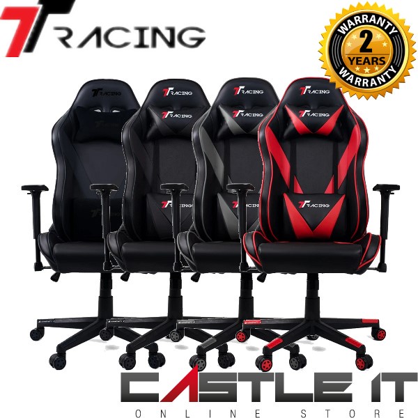 TTRacing SWIFT X 2020 Gaming Chair Kerusi PU Leather and Air Threads Fabric (BLACK RED GREY STEALTH DUSK DAWN)