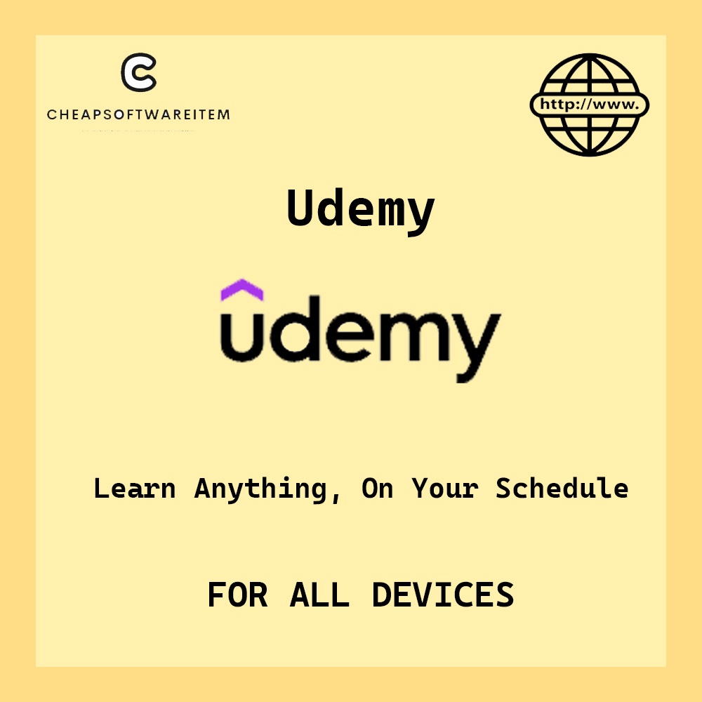 Udemy | PREMIUM Account Online learning and teaching marketplace 7 DAYS