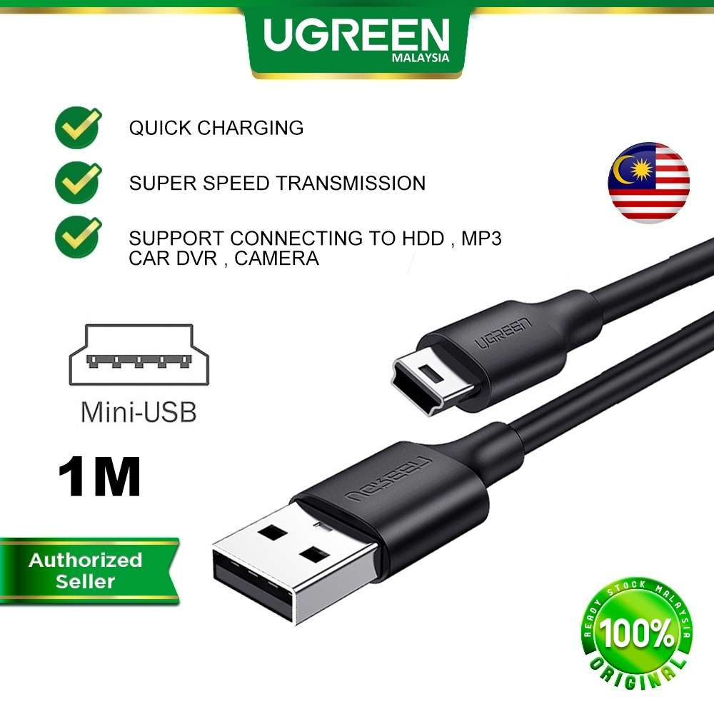 UGREEN Mini USB to USB 2.0 Cable for Digital Camera GoPro HERO HD HERO 3 Plus PS3 Controller Garmin Watch GPS Receiver