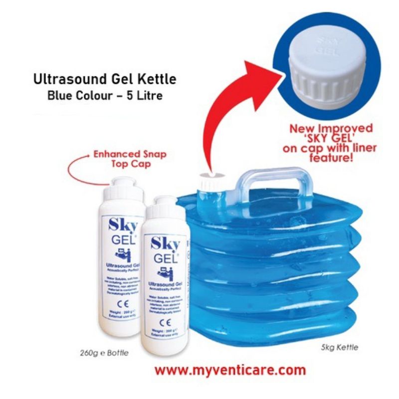 ULTRASOUND GEL FOR FETAL DOPPLER LASER MACHINE RADIOFREQUNCY MACHINE ULTRASOUND MACHINE SCANNING - 1 kettle