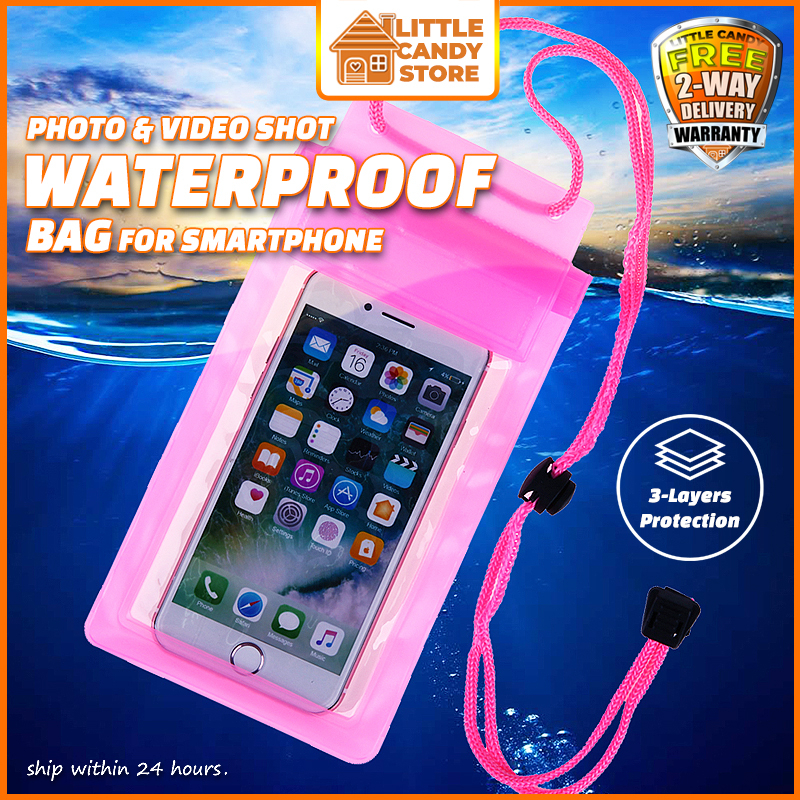 Universal 3 Layer Waterproof Phone Cover Pouch Bag Ultra Safe Cases For Smartphone Water Sport, Photo & Video Underwater