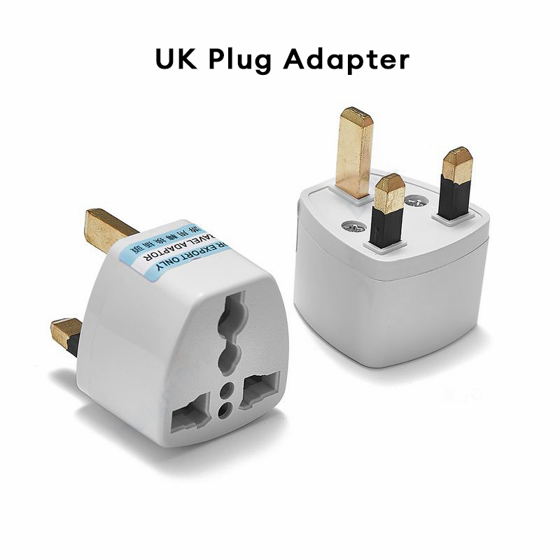 Universal 3 Pin Plug Socket Travel Adaptor Adapter US EU CN To Malaysia UK Converter Colour Random