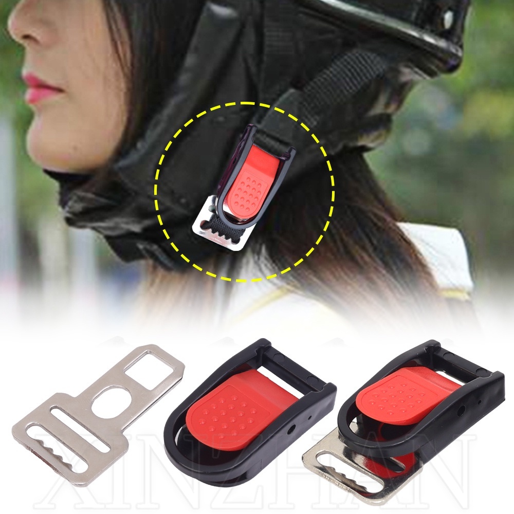 Universal Helmet Metal Clip Replacement / Motorcycle Scooter Helmet Fixing Buckles / Bicycle Helmet Quick Release Buckle / Durable Helmet Chin Strap Locking Buckle