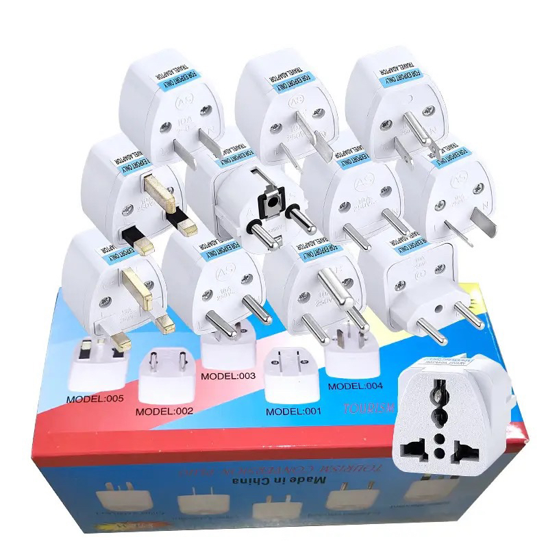 UNIVERSAL MULTI ADAPTOR TRAVEL PLUG/SOCKET/ADAPTER/UK/EURO/US/AFRICA/BRAZIL/GERMANY/AU EU 2PIN 3PIN TRAVEL ADAPTER