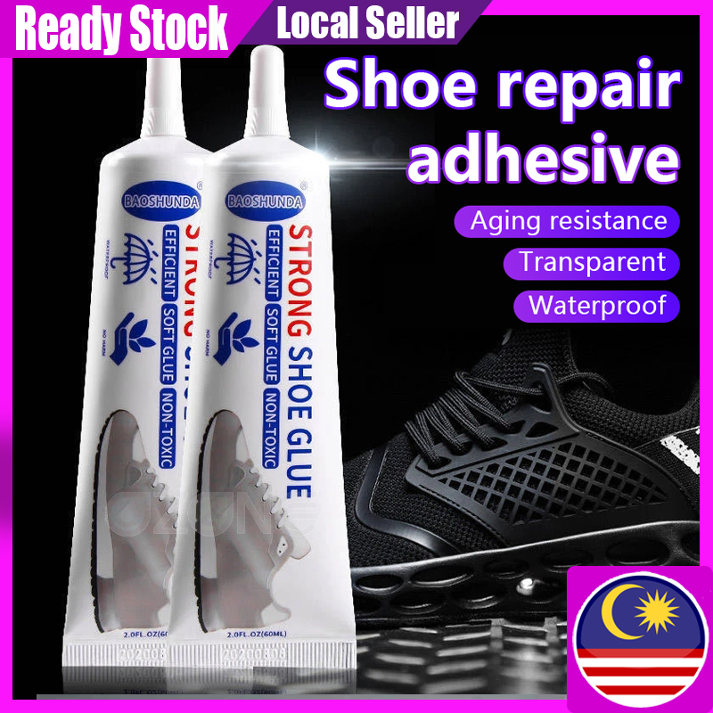 Universal Super Strong Shoe Glue Waterproof Leather Shoe Repair Ready Stock Gam Kasut Kuat 补鞋胶(60ml)