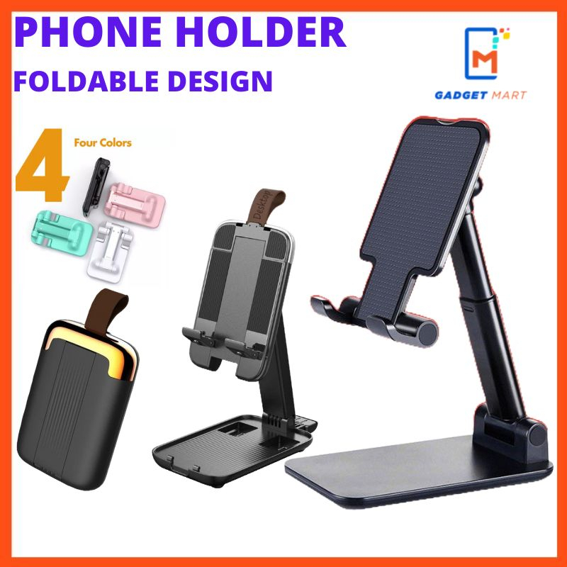 UPGRADE Desk Mobile Phone Holder Stand Adjustable Desktop Tablet Universal Table Cell Phone Stand lazy