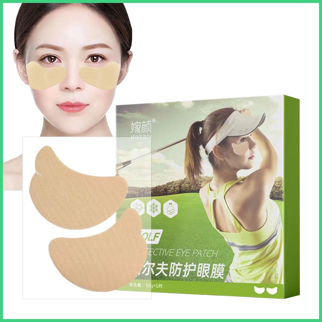 UV Patches for Sunscreen Eye Patch for Golf Sun Protection Eye Masque for Outdoor Activities Cooling Jelly Patches dimmy