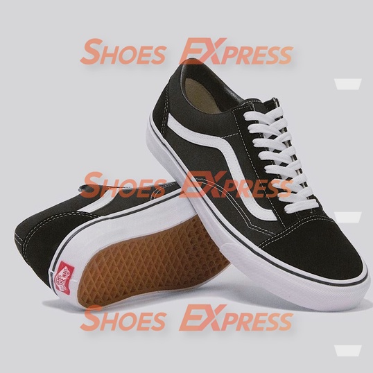 Vans Old Skool Women Men Shoes Canvas Black White Checkerboard Sneakers Kasut Perempuan Wanita