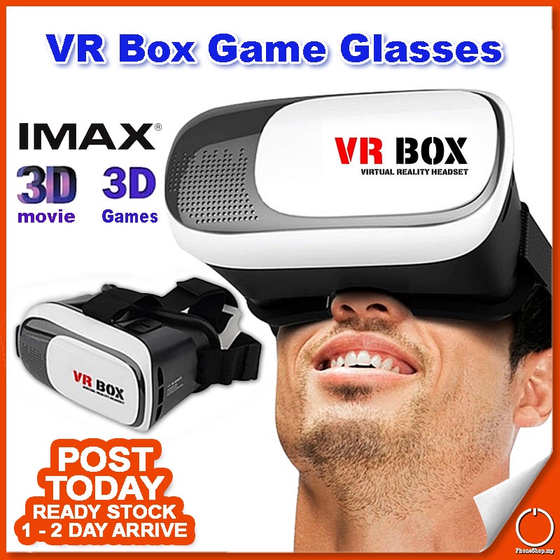 VR BOX 2.0 3D Glasses For 3.5-6.0 Inch Smartphone And Slide Window For Back Facing Camera