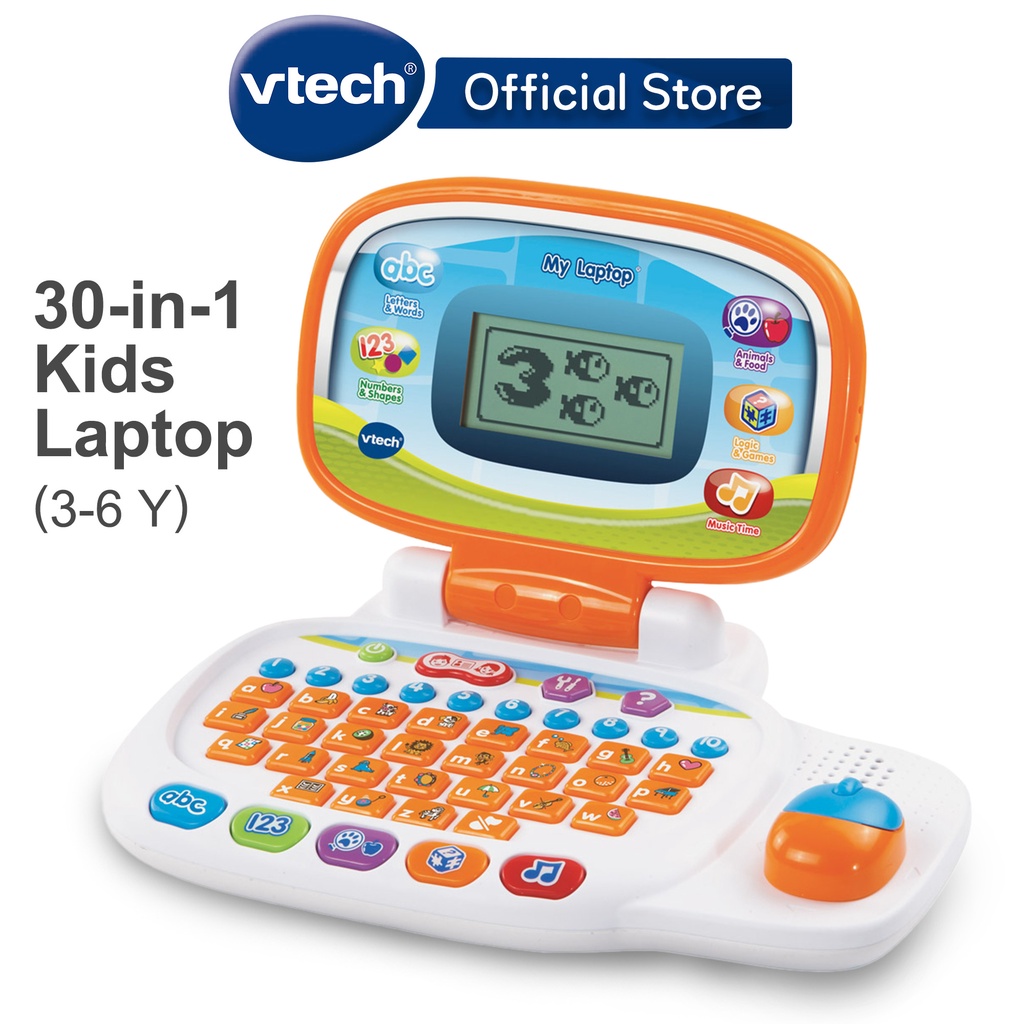 Vtech Official Store 30 In 1 Kids My Laptop Electronic Learning Educational Toys Boys Girls 3/4/5/6 Years