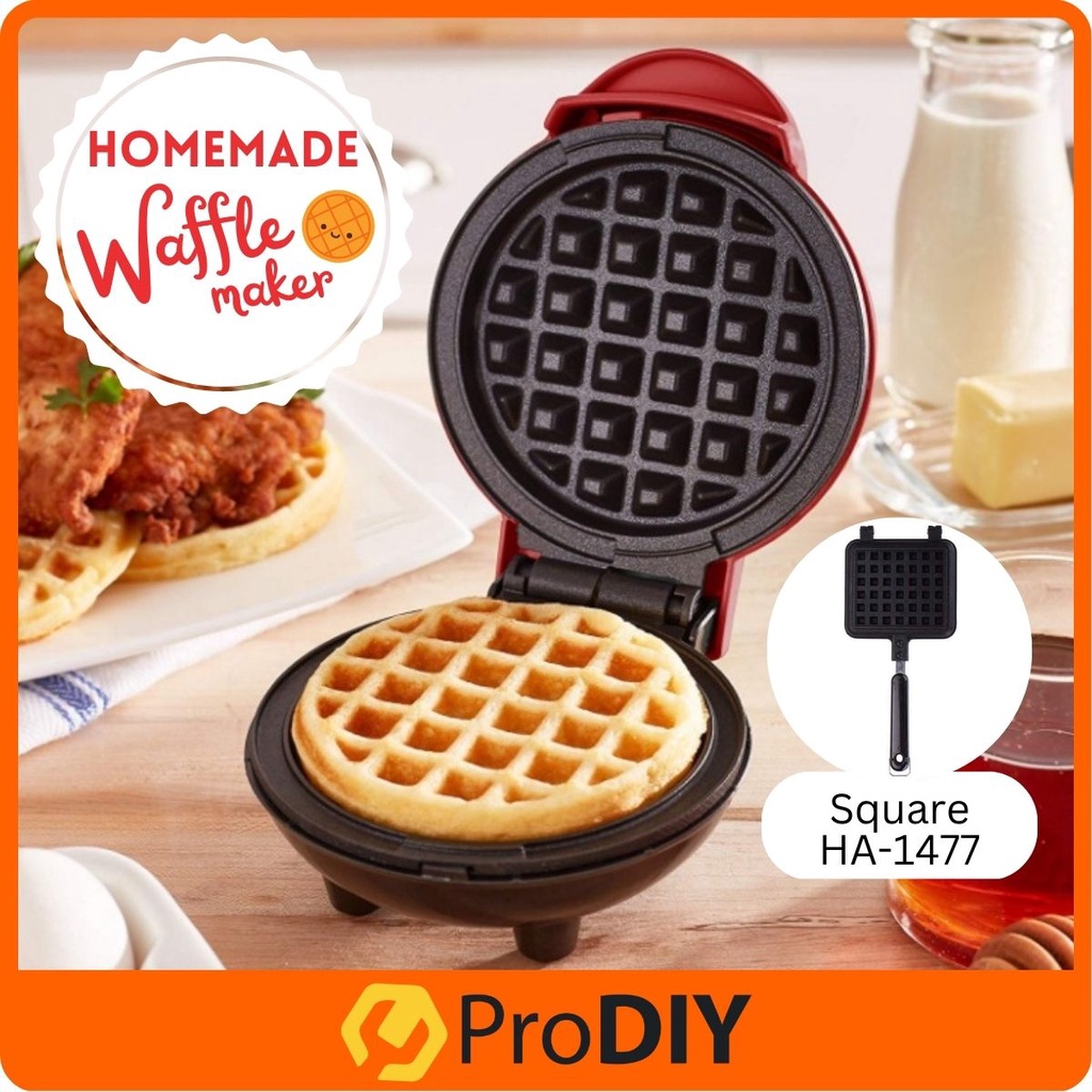 Waffle Maker Toaster Square Wafel Electric Mini Waffles Machine Breakfast Egg Eggette Cake Oven Pan Wafer 华夫饼机松饼