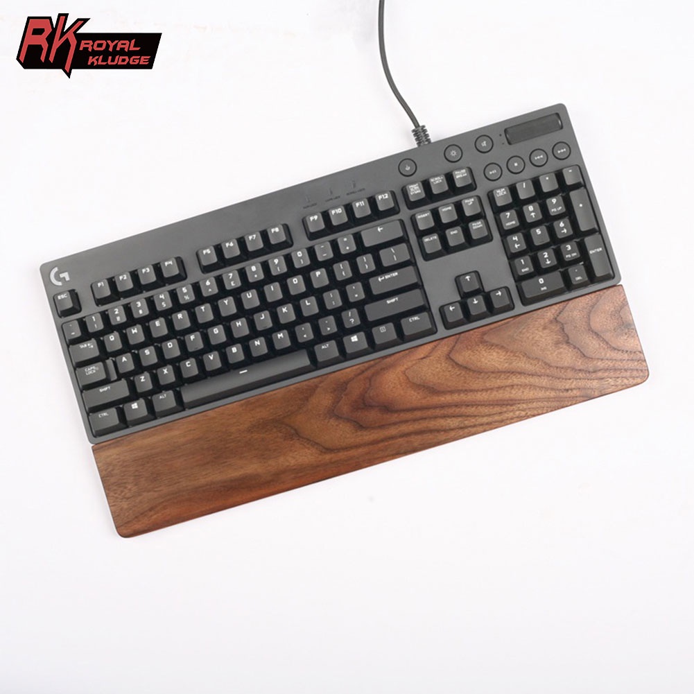 Walnut Wooden Keyboard Wrist Rest Ergonomic Gaming Desk Wrist Pad Support 80*20*300mm