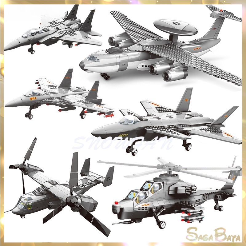 Wangge 4001 Jumu J 15 fighter plane Blackbird reconnaissance plane SR-71 reconnaissance plane model toys military compatible Lego puzzle assembly small particles