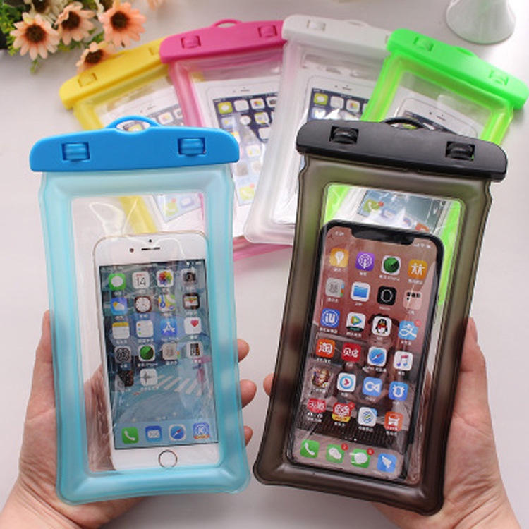 Waterproof Phone Case Bag Pouch Holder Pouch Cover Luminous Float Seaside Swimming