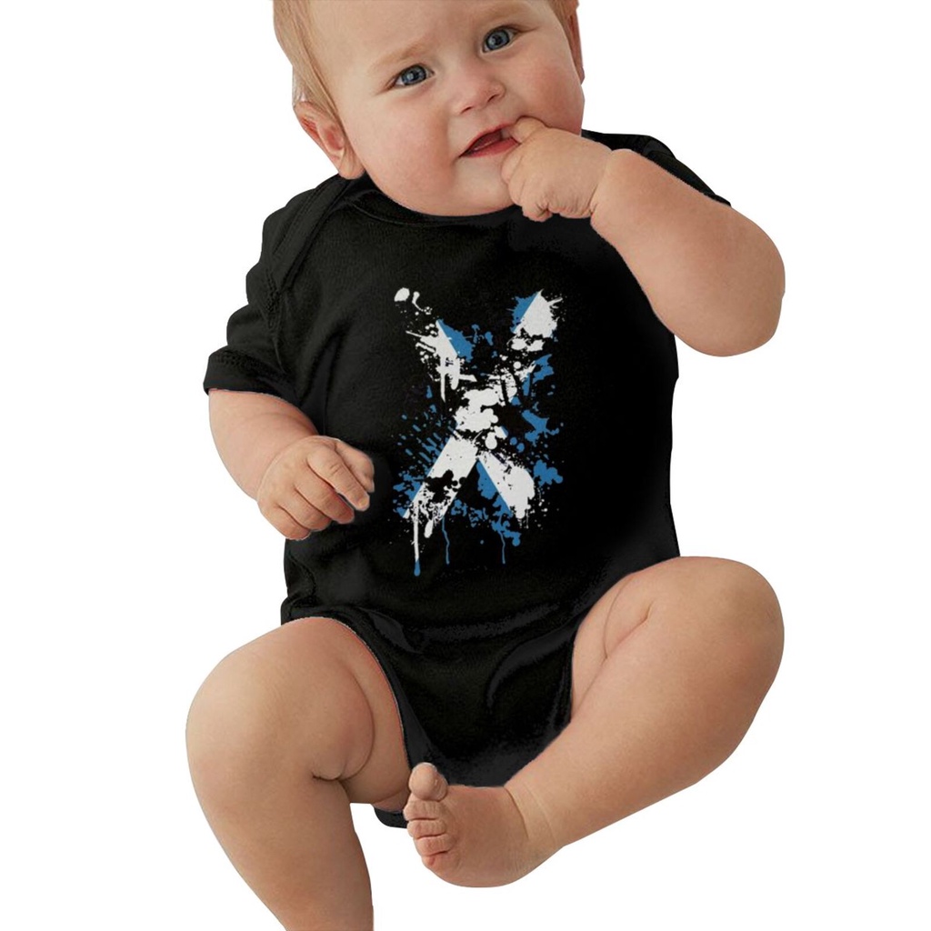 Wholesale Cotton Baby Jumpsuit Scotland Flag Abstract Scottish St Andrews Rugby Football Cotton Comfortable Intimate