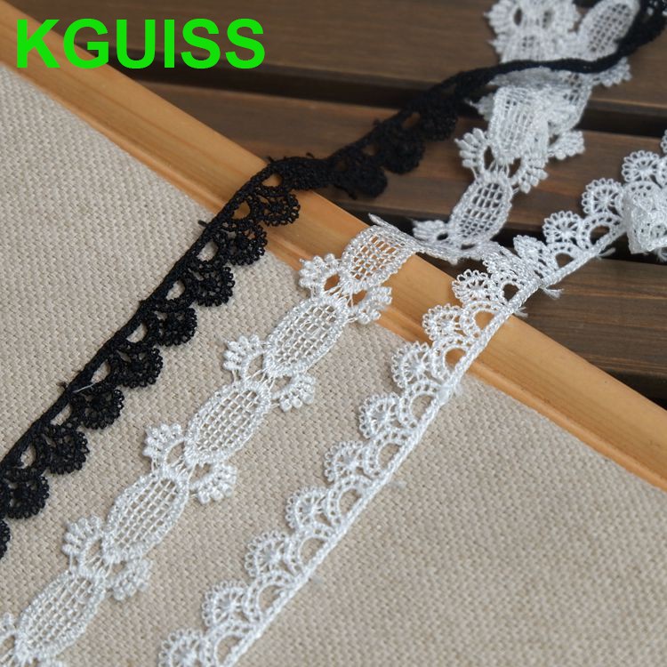 Width 1-2cm Hollow Polyester Small Lace Accessories DIY Clothing Lolita Hair Clavicle Chain Material