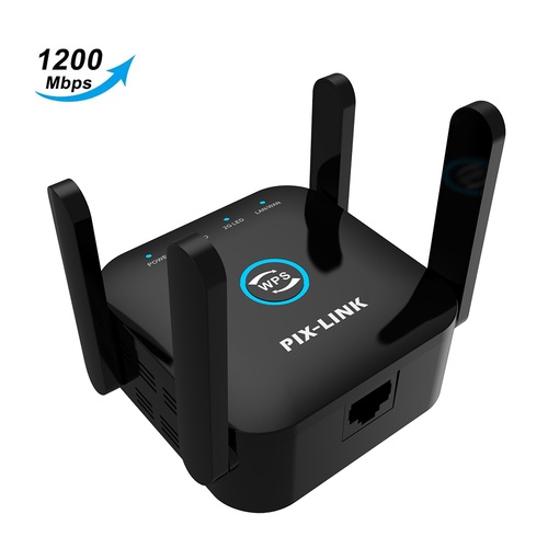 WiFi Extender PIX-LINK 1200Mbps 2.4G+5.8G Dual Band Unifi Mesh WiFi Extender Wifi Booster Wifi Repeater WiFi Amplifier