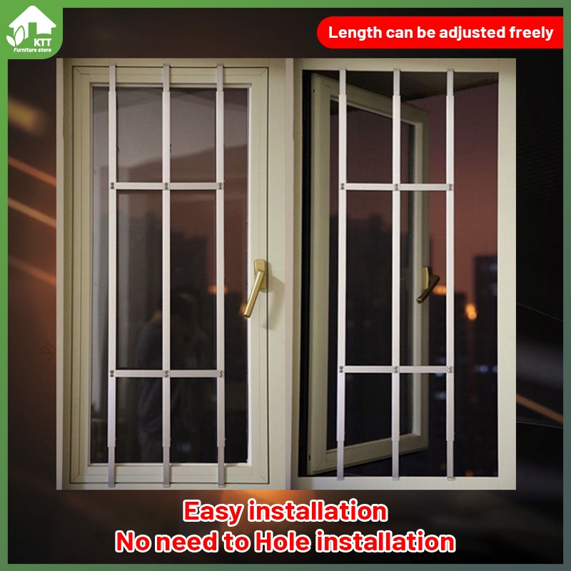 Window guardrail High-Rise Bay Window Children's Safety Protective Grating Casement Window Anti-Fall Bar Window