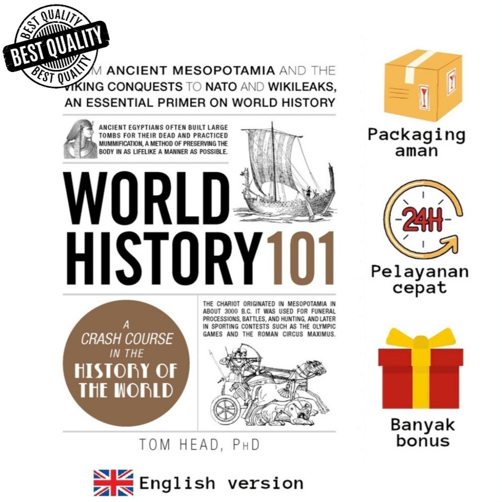 World History 101: From Ancient Mesopotamia and The Viking Conquests to NATO and WikiLeaks, an Essential Primer on World History by Tom Head