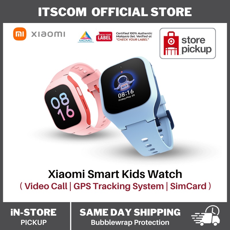 Xiaomi Smart Kids Watch | GPS Precise Positioning | 2ATM Splash Resistance | Video Calls and Family Group Chats