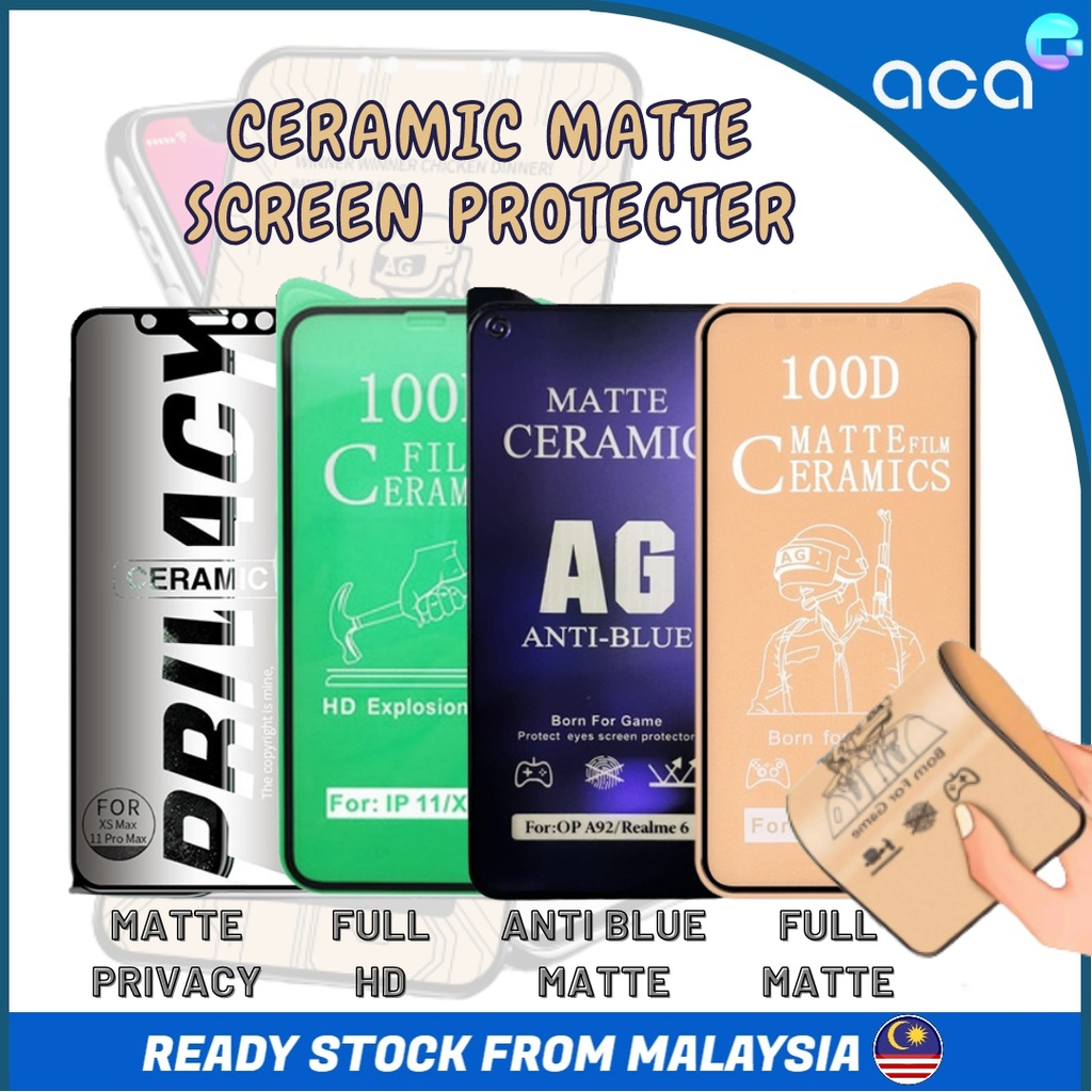 (X PECAH) IPHONE 15 14 13 12 11 Pro Max 15 Plus XS MAX X 7 PLUS 8 6 Plus CERAMIC FILM SCREEN PROTECTOR PRIVACY MATTE