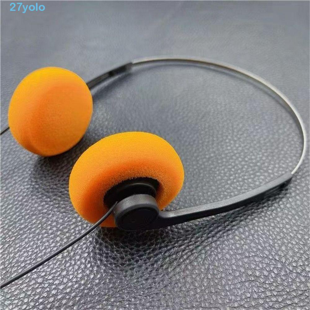 YOLO Retro Feelings Headphone, Wired Vintage Underwire Headphone, Personality 3.5mm 80s 90s Over Ear Walkman Headphone Photo Props